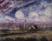 James Ensor View of Mariakerke oil on canvas